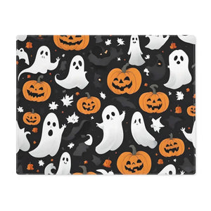 Halloween Jack o Lanterns Placemat - Vibrant Spooky Table Decor - Dipaliz - 18’’ × 14’’ - Placemats