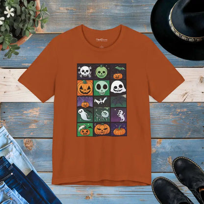 Spooky Halloween Unisex Jersey Tee: Perfect for October Nights - Autumn / s T-shirt