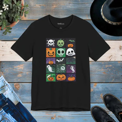 Spooky Halloween Unisex Jersey Tee: Perfect for October Nights - Black / s T-shirt