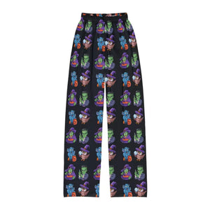 Kids Pajama Pants Halloween Witch Brushed Polyester - Dipaliz - Pajamas