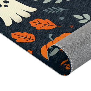 Spooky Jack-o-lantern Area Rugs - Polyester Chenille - Dipaliz