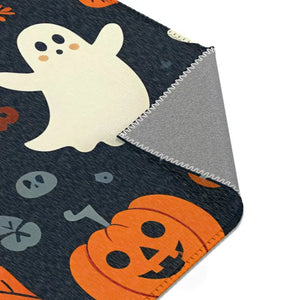 Spooky Jack-o-lantern Area Rugs - Polyester Chenille - Dipaliz - 60’’ × 36’’