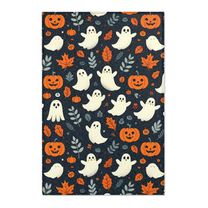 Spooky Jack-o-lantern Area Rugs - Polyester Chenille - Dipaliz