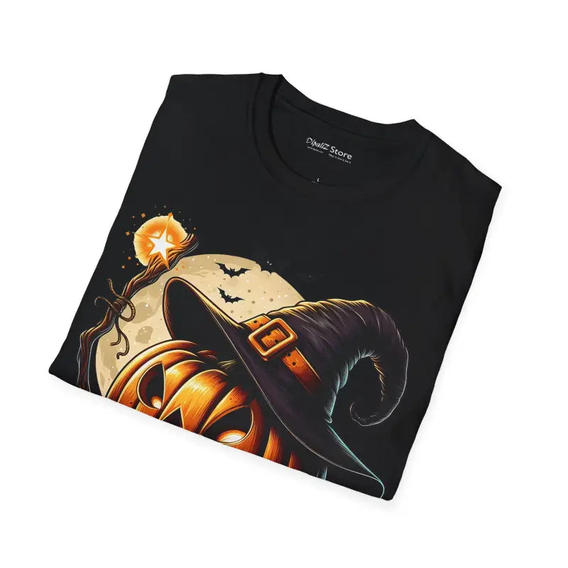 Spooky Jack o Lantern Unisex Softstyle Tee - T-shirt