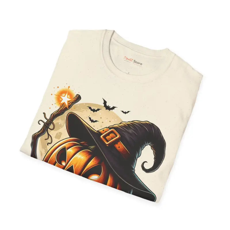 Spooky Jack o Lantern Unisex Softstyle Tee - T-shirt