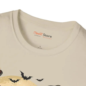 Scary Jack o Lantern Unisex Softstyle Halloween Tee - Dipaliz - T-shirts