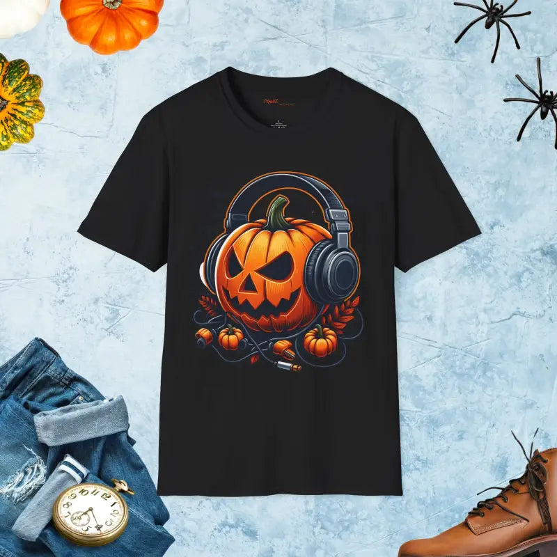 Spooky Jack o Lantern Unisex T-shirt - Trendy Halloween Vibes - Black / s T-shirt