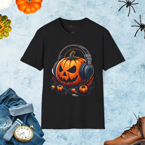 Ultimate Halloween Jack o Lantern Vibe Unisex Softstyle Tee - Dipaliz - Black / s - T-shirts