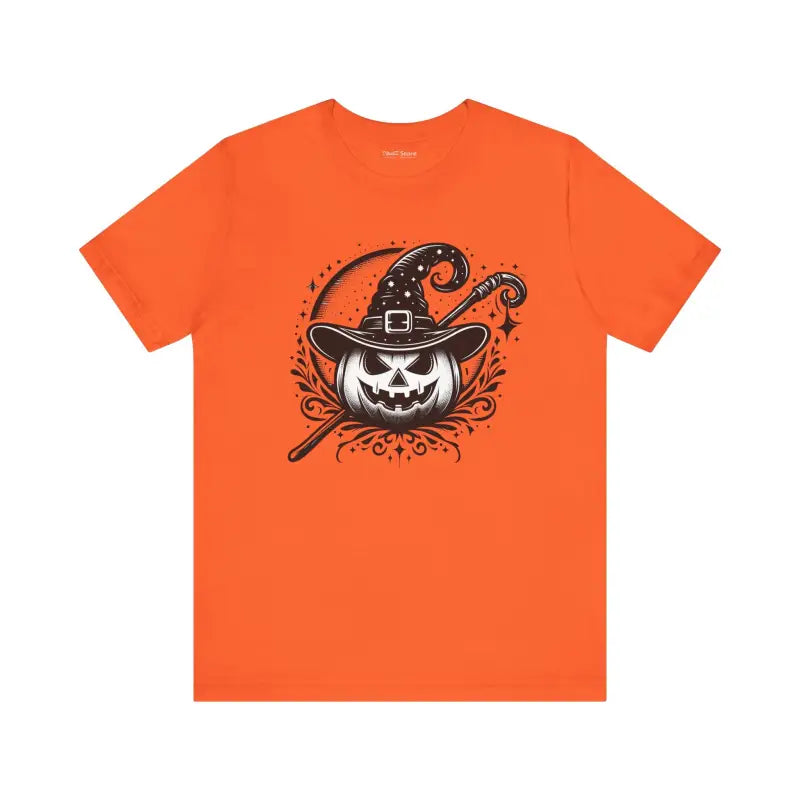 Spooky Jack O’lantern Unisex Jersey Short Sleeve Tee - T-shirt