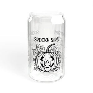 Scary Halloween Pumpkin Mug - Bamboo Lid - Dipaliz - Tumblers