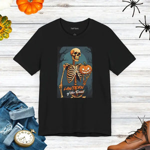 Spooky Season Cool Skeleton Jack o Lantern Unisex Tee - Dipaliz - Black / s - T-shirts