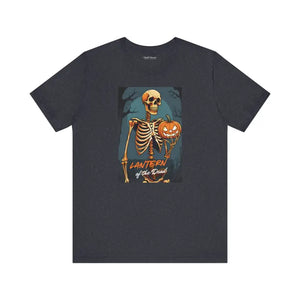 Spooky Season Cool Skeleton Jack o Lantern Unisex Tee - Dipaliz - T-shirts
