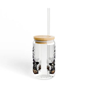 Witch Sipper Glass with Gasket-push Bamboo Lid - Dipaliz - Tumblers