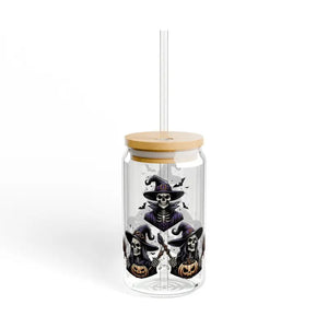 Witch Sipper Glass with Gasket-push Bamboo Lid - Dipaliz - Tumblers