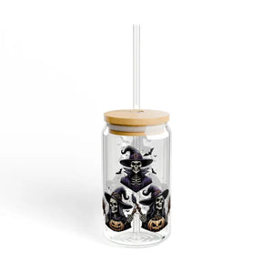 Witch Sipper Glass with Gasket-push Bamboo Lid - Dipaliz - Tumblers