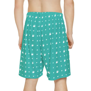 Bold Birds Pattern Men’s Sports Shorts - Lightweight - Dipaliz