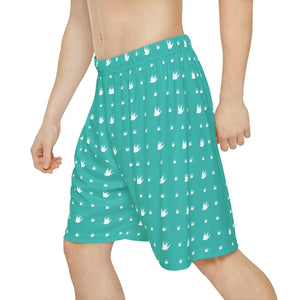 Bold Birds Pattern Men’s Sports Shorts - Lightweight - Dipaliz