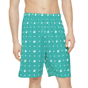 Bold Birds Pattern Men’s Sports Shorts - Lightweight - Dipaliz