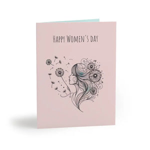 Dandelions Greeting Cards - Joyful Celebration Design - Dipaliz - 24 Pcs / Matte / 4.25” x 5.5” - & Note