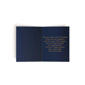 Christmas Tree Greeting Cards - Festive Holiday Joy - Dipaliz - & Note