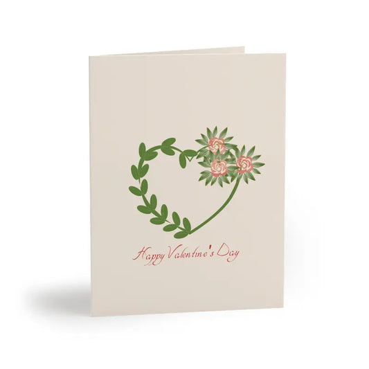 Valentine’s Day Greeting Cards with Matching White Envelopes - 8 Pcs / Matte / 4.25” x 5.5” Paper Products