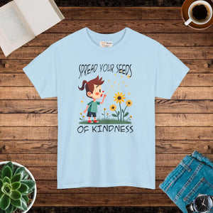Unisex Heavy Cotton Tee - Spread Kindness - Dipaliz - T-shirts - s
