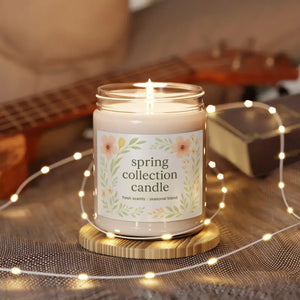 Spring Collection Scented Soy Wax Candle Reusable Glass Vessel Dipaliz - Candles