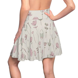 Floral Skater Skirt - Versatile Fit Blossom Design - Dipaliz - Skirts