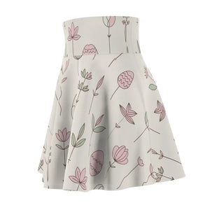 Floral Skater Skirt - Versatile Fit Blossom Design - Dipaliz - Skirts