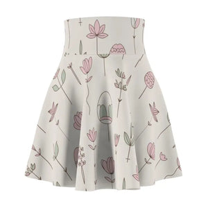 Floral Skater Skirt - Versatile Fit Blossom Design - Dipaliz - Skirts