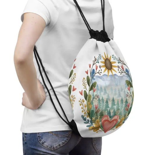 Spring Fling: your Stylish & Practical Drawstring Bag - one Size Bags