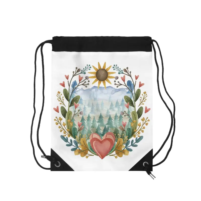 Spring Fling Drawstring Bag: your Stylish Seasonal Sidekick - one Size Bags