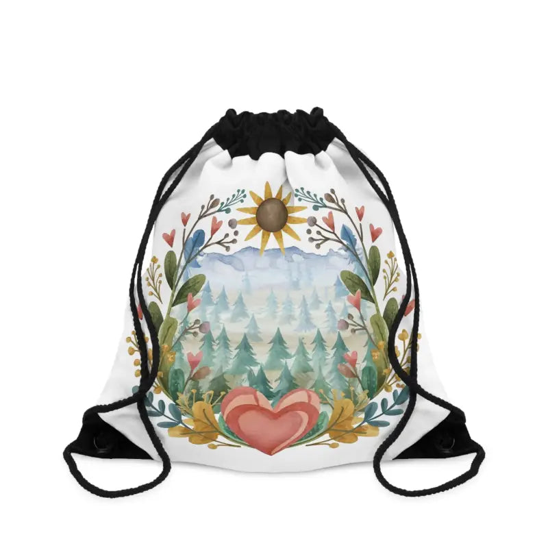 Spring Fling Drawstring Bag: your Stylish Seasonal Sidekick - one Size Bags