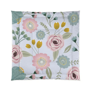Spring Floral Quilt - Vibrant Chic Bedding - Dipaliz - 88’’ × - Quilts & Comforters
