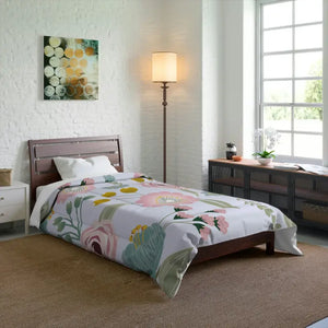 Spring Floral Quilt - Vibrant Chic Bedding - Dipaliz - Quilts & Comforters
