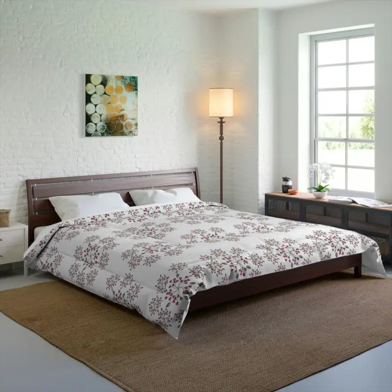 Spring Floral Comfort: Transform your Bedroom with Elegance - 104’’ × 88’’ Home Decor