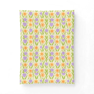 Spring Floral Quilt - Daffodil Cotton Comforter - Dipaliz - 68’’ x 92’’ - Home Decor