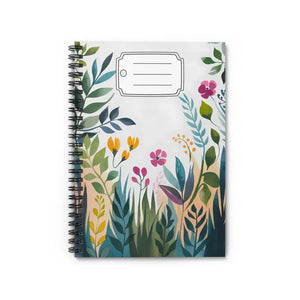 Flower Spiral Notebook - Vibrant Days Spring Design - Dipaliz - one Size - Notebooks & Notepads