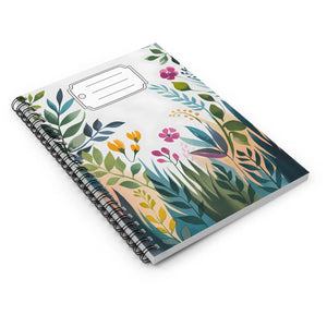 Vibrant Flower Spiral Notebook - Spring Theme - Dipaliz - Notebooks & Notepads