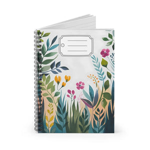 Vibrant Flower Spiral Notebook - Spring Theme - Dipaliz - Notebooks & Notepads