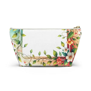 Spring Flowers Accessory Pouch - Stylish Travel Essential - Dipaliz - Cosmetic & Toiletry Bags