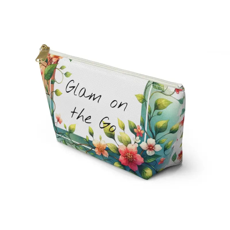 Spring Flowers Pouch - Perfect for Organization! - Bags