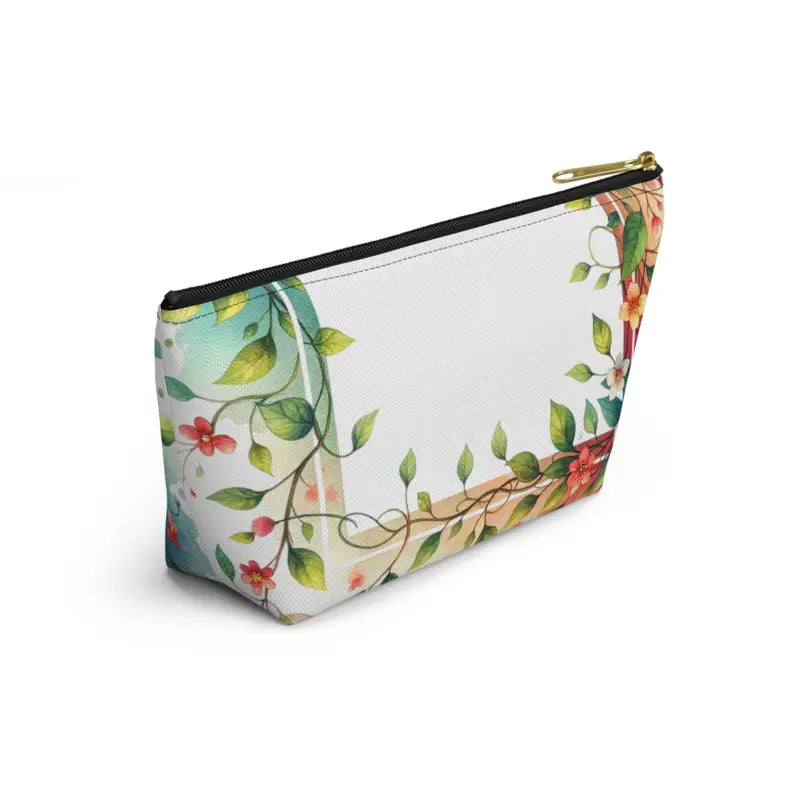 Bloom in Style with our Spring Flowers Accessory Pouch - Bags