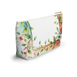 Spring Flowers Accessory Pouch - Stylish Travel Essential - Dipaliz - Cosmetic & Toiletry Bags