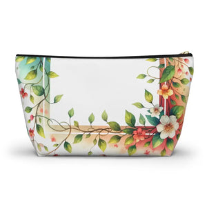 Spring Flowers Accessory Pouch - Stylish Travel Essential - Dipaliz - Cosmetic & Toiletry Bags