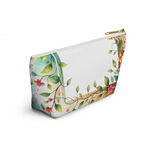Spring Flowers Accessory Pouch - Stylish Travel Essential - Dipaliz - Cosmetic & Toiletry Bags