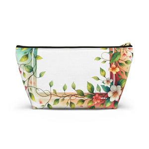 Spring Flowers Accessory Pouch - Stylish Travel Essential - Dipaliz - Cosmetic & Toiletry Bags