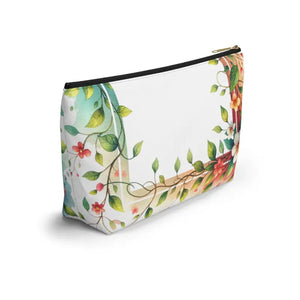Spring Flowers Accessory Pouch - Stylish Travel Essential - Dipaliz - Cosmetic & Toiletry Bags