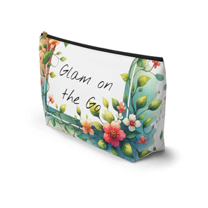 Flowers Accessory Pouch – Spring Travel Bag - Dipaliz - Makeup Bags