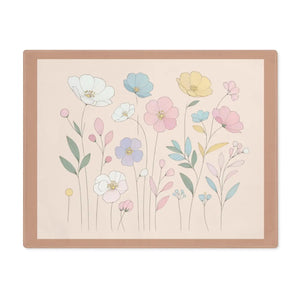 Spring Flowers Placemats – Cotton Table Decor - Dipaliz